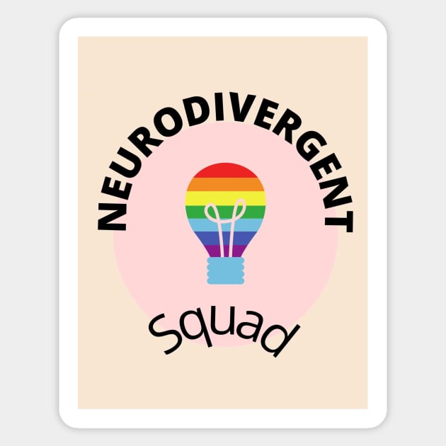 Neurodivergent Sticker by ediemakesart